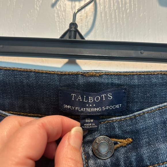Talbots Dark Blue Denim Jeans - Picture 2 of 4